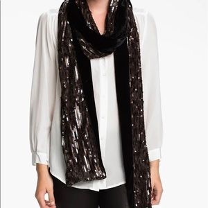 Rachel Zoe Extra Long Sequin Scarf